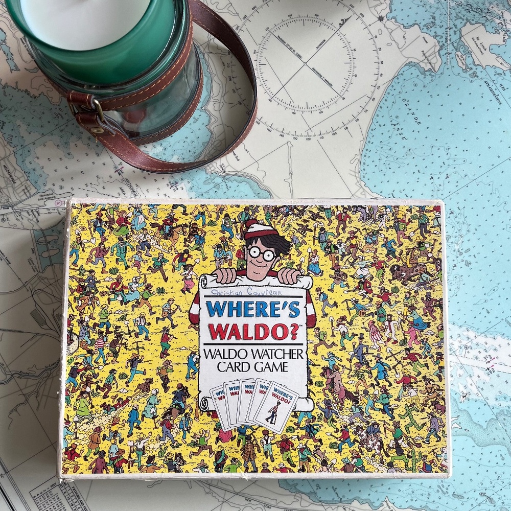 Vintage 1991 Where's Waldo Waldo Watcher Card Game